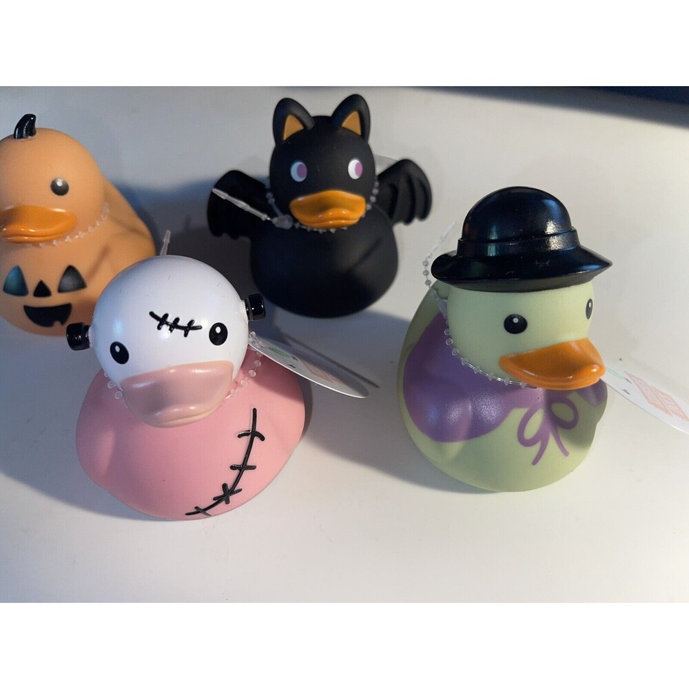 Complete Set Of 4 Target Bullseye Playground Halloween 2024 Rubber Ducks